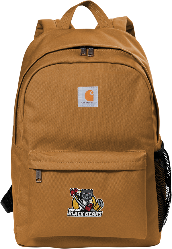 Dupage Black Bears Carhartt Canvas Backpack