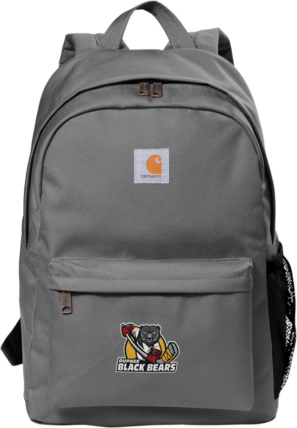 Dupage Black Bears Carhartt Canvas Backpack