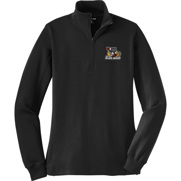 Dupage Black Bears Ladies 1/4-Zip Sweatshirt