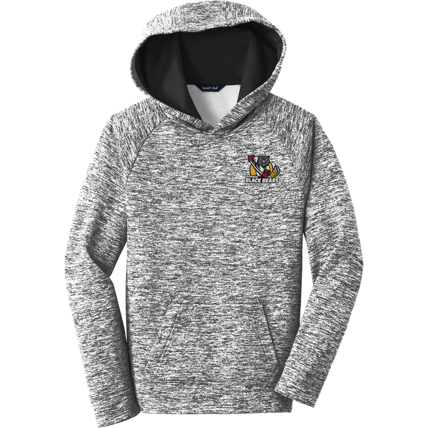 Dupage Black Bears Youth PosiCharge Electric Heather Fleece Hooded Pullover