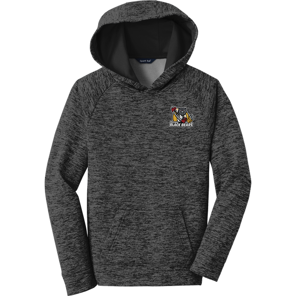 Dupage Black Bears Youth PosiCharge Electric Heather Fleece Hooded Pullover