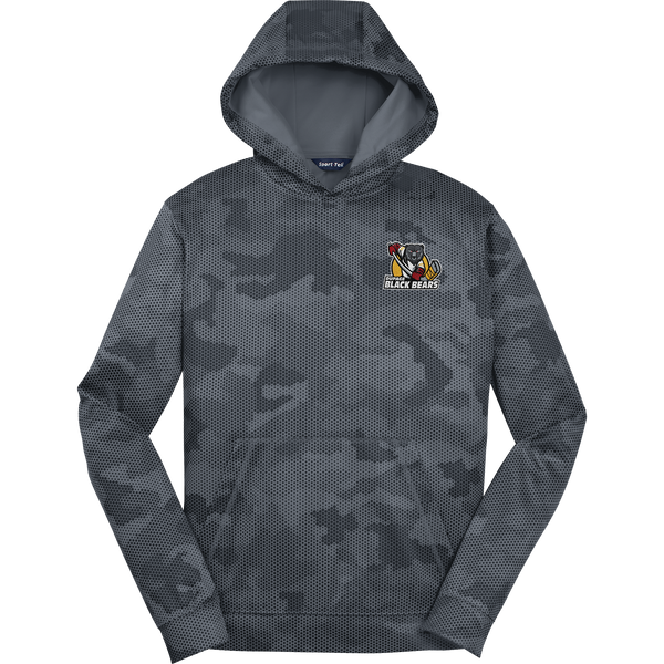 Dupage Black Bears Youth Sport-Wick CamoHex Fleece Hooded Pullover