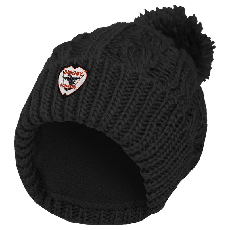 Biggby Bombers Pom Beanie