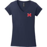 Mount St. Charles Softstyle Ladies Fit V-Neck T-Shirt