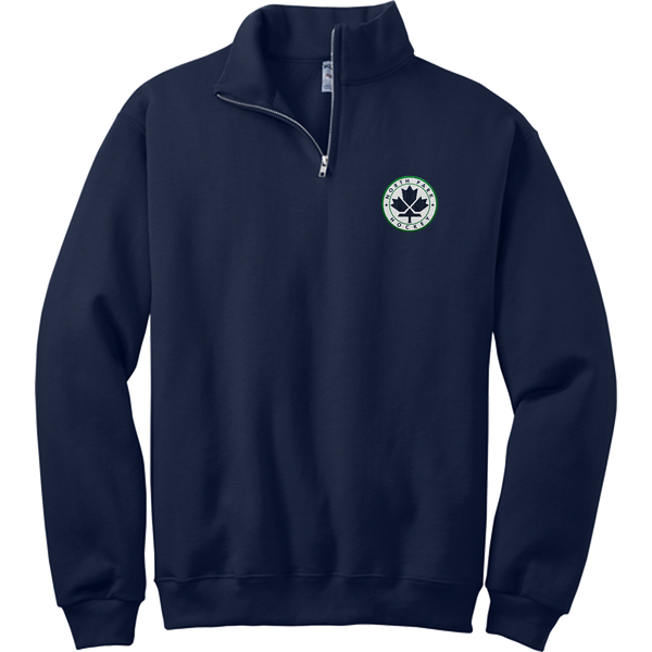 North Park Hockey NuBlend 1/4-Zip Cadet Collar Sweatshirt