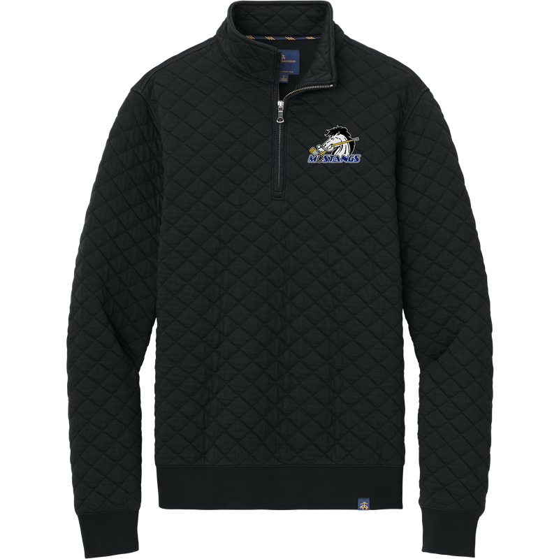 Mid-State Mustangs Brooks Brothers Diamond Quilt 1/4-Zip