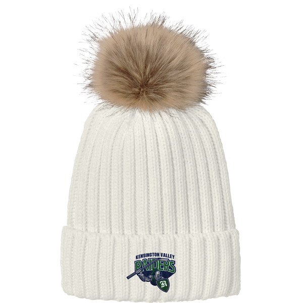Kensington Valley Raiders Faux Fur Pom Beanie