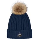 Mon Valley Thunder Faux Fur Pom Beanie
