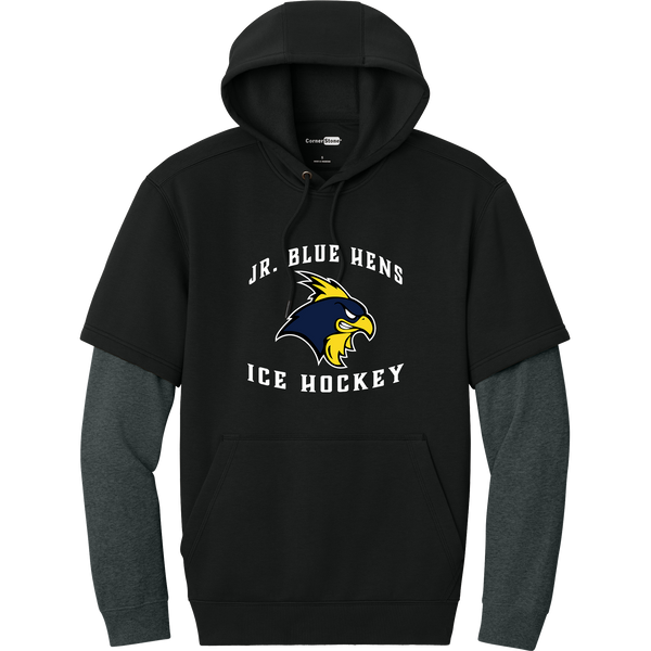 Delaware Jr. Blue Hens Tough Fleece Layered Hoodie