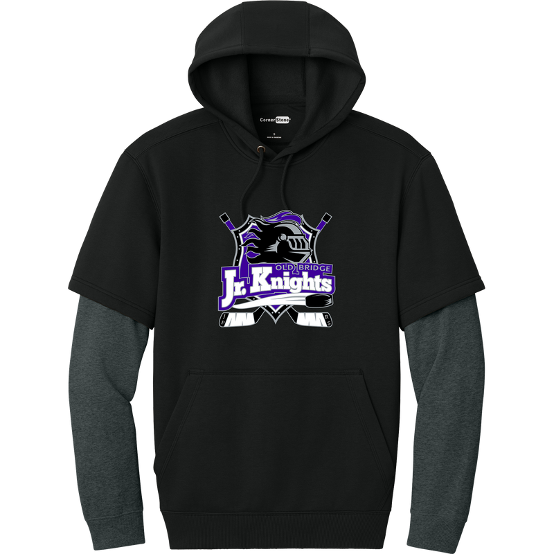 Old Bridge Jr. Knights Tough Fleece Layered Hoodie