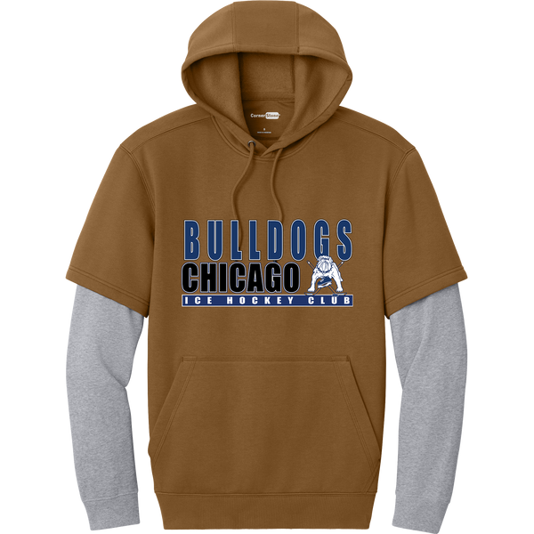 Chicago Bulldogs Tough Fleece Layered Hoodie