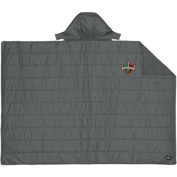 Delaware Ducks Eddie Bauer Puffy Camp Poncho