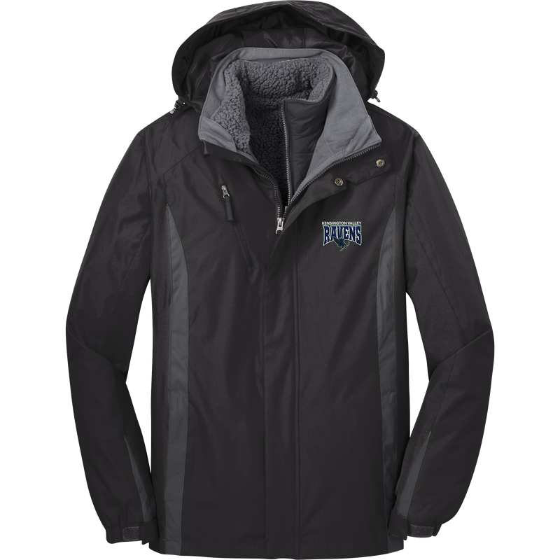 Kensington Valley Ravens Colorblock 3-in-1 Jacket