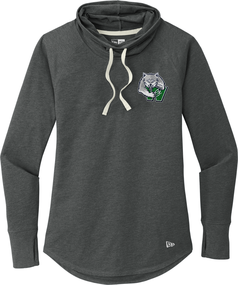 Woodbridge Wolfpack New Era Ladies Sueded Cotton Blend Cowl Tee