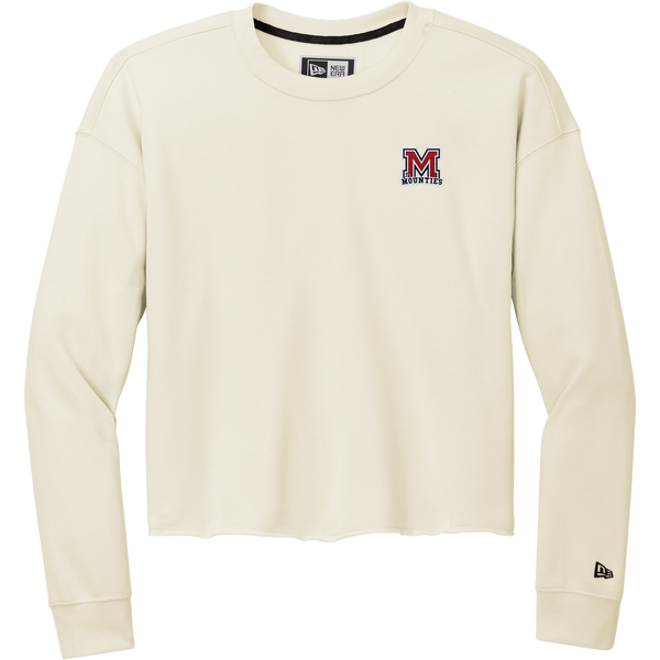 Jr. Mounties New Era Ladies Tri-Blend Fleece Crop Crew