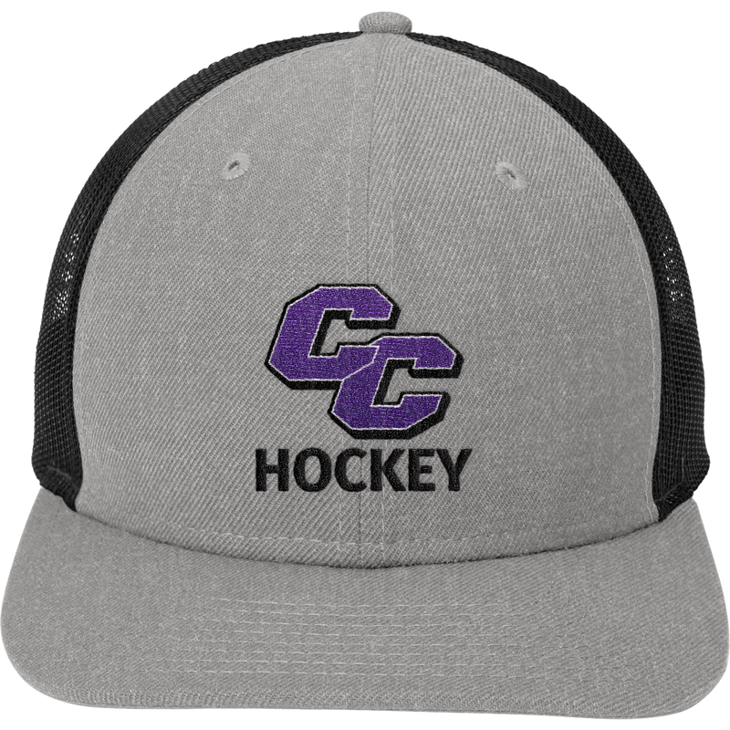 Curry College New Era Snapback Low Profile Trucker Cap