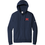 Mount St. Charles Nike Club Fleece Sleeve Swoosh Full-Zip Hoodie