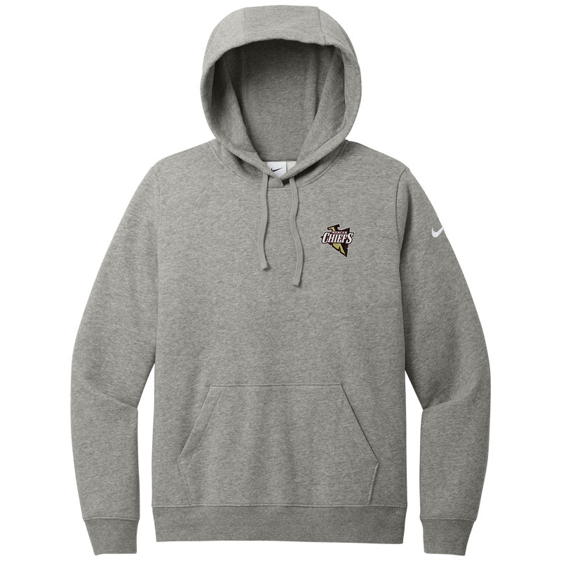 Mercer Chiefs Nike Women's Club Fleece Sleeve Swoosh Pullover Hoodie