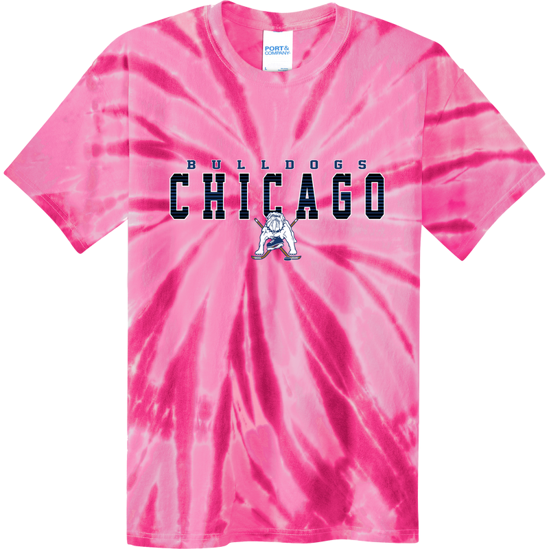 Chicago Bulldogs Youth Tie-Dye Tee