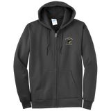 Delaware Jr. Blue Hens Tall Essential Fleece Full-Zip Hooded Sweatshirt