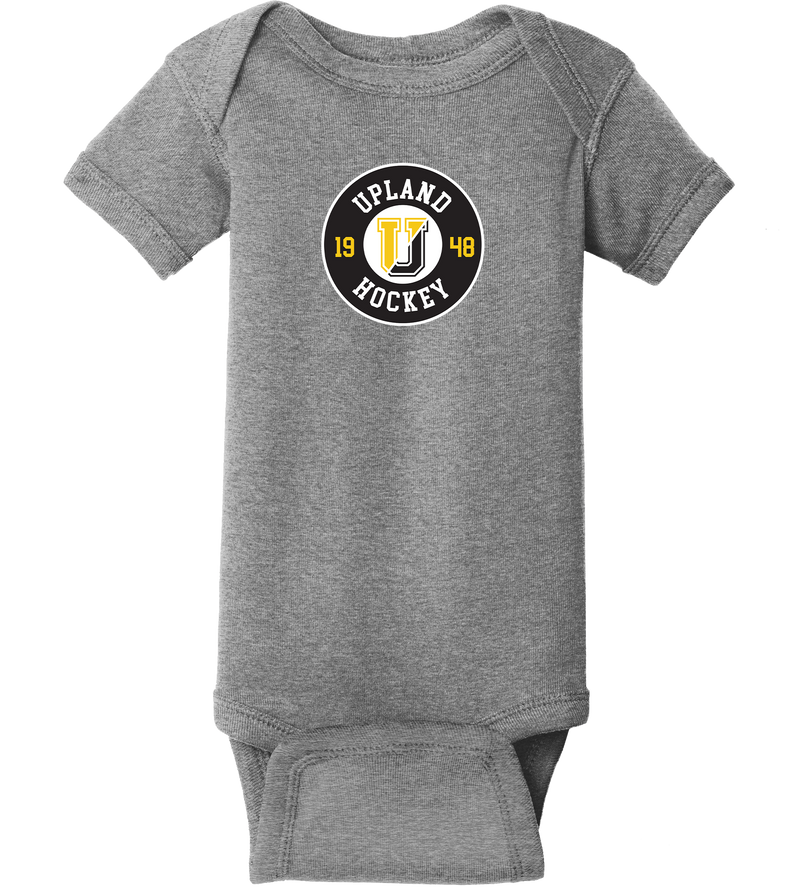 Upland Hockey Infant Short Sleeve Baby Rib Bodysuit
