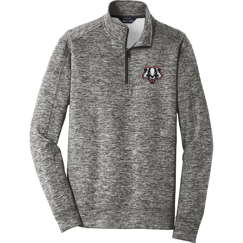Scary Badgers PosiCharge Electric Heather Fleece 1/4-Zip Pullover