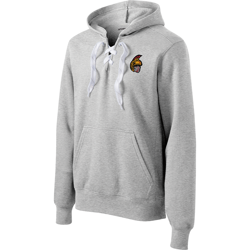 Seacoast Spartans (Ice Hockey) Lace Up Pullover Hooded Sweatshirt