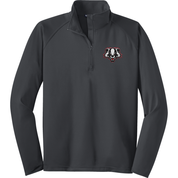 Scary Badgers Sport-Wick Stretch 1/4-Zip Pullover