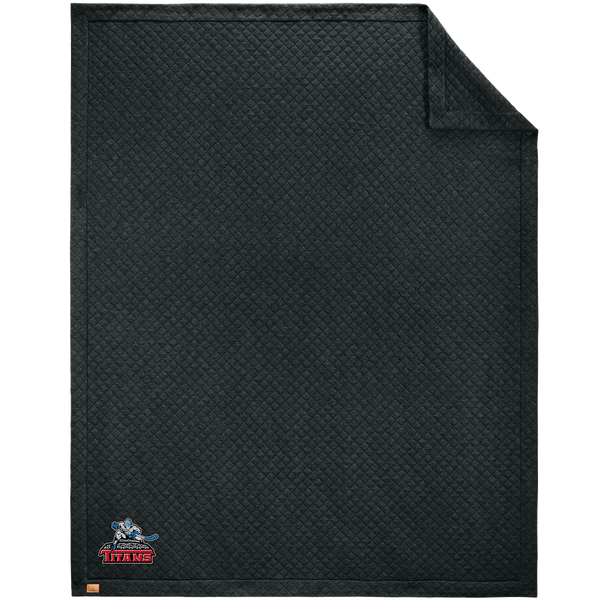 NJ Titans TravisMathew Diamond Quilt Blanket