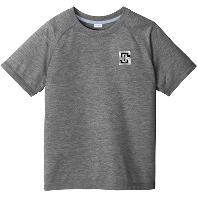 Gregory Schaefer Youth PosiCharge Tri-Blend Wicking Raglan Tee