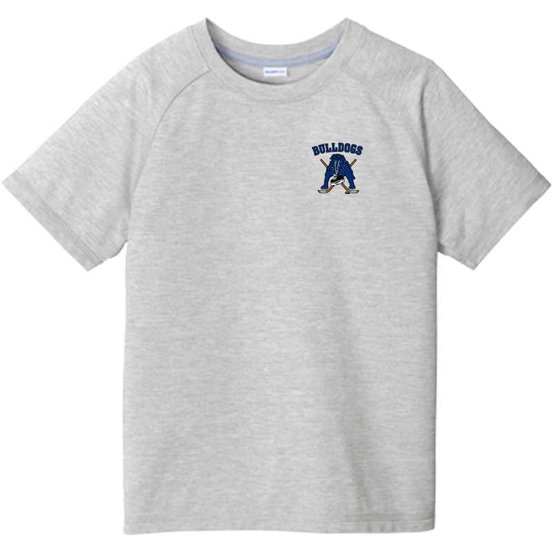 Chicago Bulldogs Youth PosiCharge Tri-Blend Wicking Raglan Tee