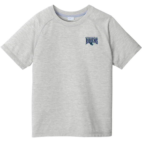 Kensington Valley Ravens Youth PosiCharge Tri-Blend Wicking Raglan Tee